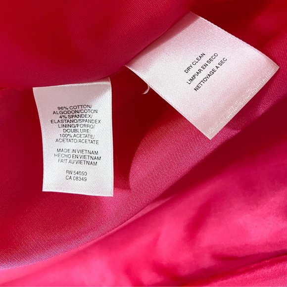 Jones New York Signature Woman - Swing Coat - Stretch - Fuchsia - 1x - Picture 6 of 6